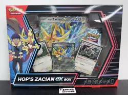 Pokemon TCG Journey Together Hop's Zacian EX Box *SEALED, IN HAND* - Image 1