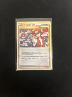 2010 Pokemon TCG Fisherman 92/123 HeartGold & SoulSilver HGSS LP-NM - Image 1