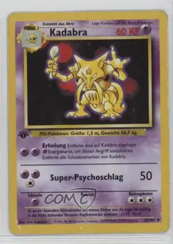Kadabra German 1st Ed. Pokemon Base Set #32 1999 15fy - Image 1