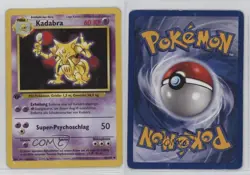 Kadabra German 1st Ed. Pokemon Base Set #32 1999 15fy - Image 3