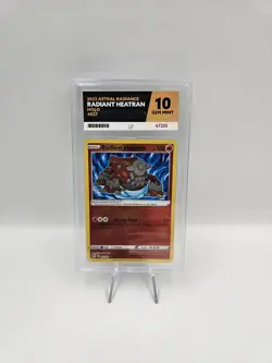 Pokemon Astral Radiance Radiant Heatran 027/189 ACE Graded 10 - Image 1