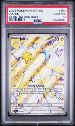 PSA 10 Joltik - 150/142 - Stellar Crown - Illustration Rare - Pokemon graded - Image 3