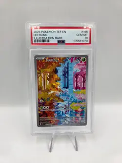 PSA 10 Deerling 165/162 Pokemon Temporal Forces Holo Illustration Rare graded - Image 1