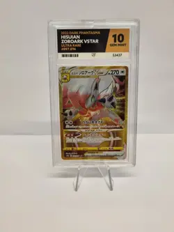 Hisuian Zoroark VSTAR Pokemon Dark Phantasma 097/071 ACE 10 Graded - NOT PSA - Image 1