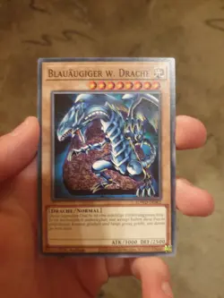 Yugioh Karte Blauaugier w. Drache - Image 1