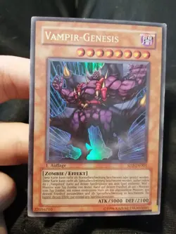 Yugioh Vampir-Genesis SD2-DE001 Ultra Rare 1st Ed German - Image 1