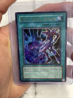 Dark Magic Attack AST-095 Ancient Sanctuary-Unlimited Edition Yugioh! LP Card - Image 1