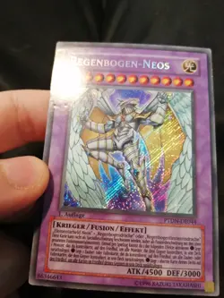 Yugioh Regenbogen Neos PTDN-DE044 Secret Rare 1st Ed German Rainbow - Image 2