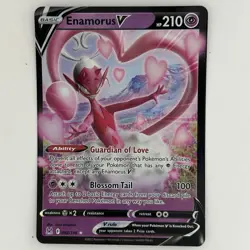 Enamorus V 082/196 Lost Origin Holo Ultra Rare Pokemon Card TCG English NM - Image 1