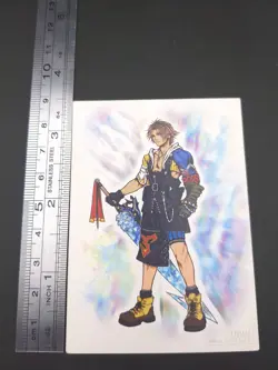 Tidus #S-28 FINAL FANTASY X Art Museum Card SQUARE 2003 Japan TCG CCG - Image 4
