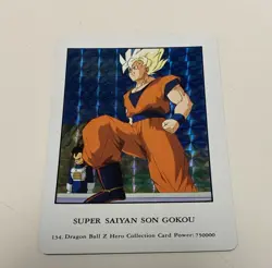 Dragon Ball Z Hero Collection Card 134 Super Saiyan Son Gokou - Image 1