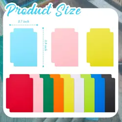 White, Black, Dark Green, Light Pink, Blue, Orange, Yellow, Red See more - Image 2