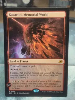 M 0255 Kavaron, Memorial World Land Edge of Eternities EOE MTG Card Planet - Image 1