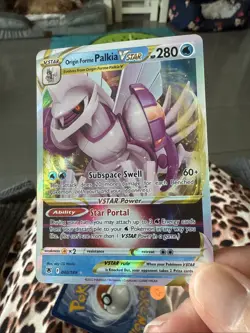 Origin Forme Palkia VSTAR - SWSH10: Astral Radiance NM Pokemon Card - Image 1