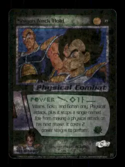 21 Saiyan Neck Hold 2000 Holo Dragon Ball Z Trading Card TCG CCG - Image 1