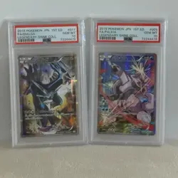PSA 10 Dialga & Palkia 017/017 005/017 CP2 Japanese Holo Rare Pokemon Card Set - Image 2