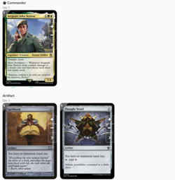 MTG Commander EDH Deck: Sergeant John Benton - Image 2