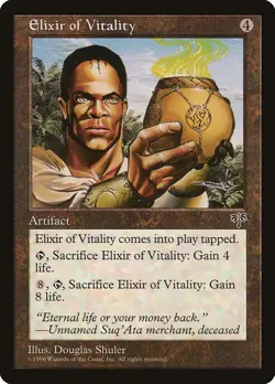 MTG - Elixir of Vitality - Mirage - X1 - (LP) - - Image 1
