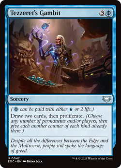 Tezzeret's Gambit #47 | NM | Edge of Eternities Commander EOC Magic MTG - Image 1