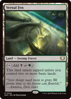 Vernal Fen #24 | NM | Edge of Eternities Commander EOC Magic MTG - Image 1