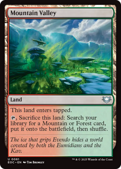 Mountain Valley #61 | NM | Edge of Eternities Commander EOC Magic MTG - Image 1