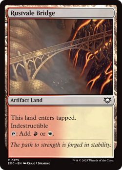 Rustvale Bridge #175 | NM | Edge of Eternities Commander EOC Magic MTG - Image 1