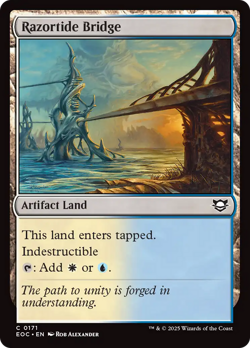 Razortide Bridge #171 | NM | Edge of Eternities Commander EOC Magic MTG - Image 1