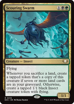 Scouring Swarm #16 | NM | Edge of Eternities Commander EOC Magic MTG - Image 1
