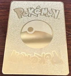 Greninja EX SV56/SV94 Gold Metal Fan Art Card - Image 2