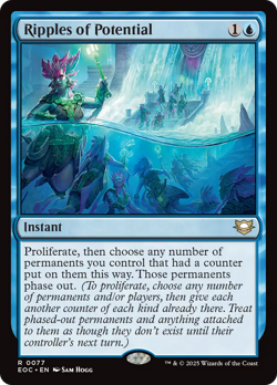 Ripples of Potential #77 | NM | Edge of Eternities Commander EOC Magic MTG - Image 1