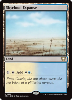 Skycloud Expanse #181 | NM | Edge of Eternities Commander EOC Magic MTG - Image 1