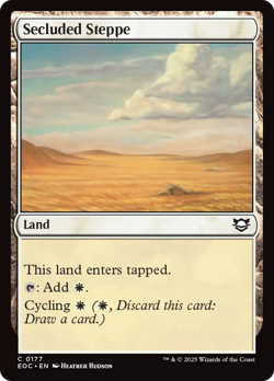 Secluded Steppe #177 | NM | Edge of Eternities Commander EOC Magic MTG - Image 1