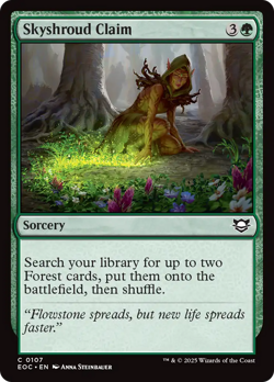 Skyshroud Claim #107 | NM | Edge of Eternities Commander EOC Magic MTG - Image 1