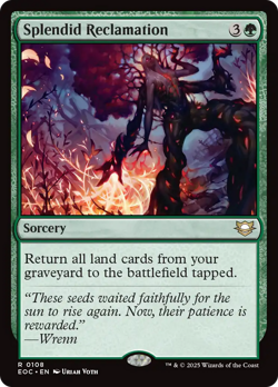 Splendid Reclamation #108 | NM | Edge of Eternities Commander EOC Magic MTG - Image 1