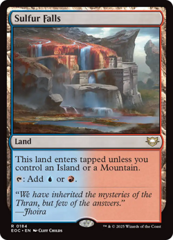 Sulfur Falls #184 | NM | Edge of Eternities Commander EOC Magic MTG - Image 1