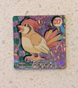 Pidgeotto Holo Pokemon GB Pocket Mini Card 1x1 Inch Vintage Japanese Nintendo - Image 1
