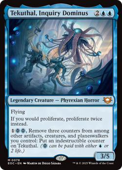 Tekuthal, Inquiry Dominus #78 | NM | Edge of Eternities Commander EOC Magic MTG - Image 1
