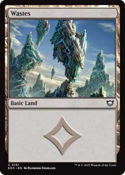 Wastes #191 | NM | Edge of Eternities Commander EOC Magic MTG - Image 1
