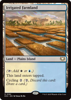 Irrigated Farmland #162 | NM | Edge of Eternities Commander EOC Magic MTG - Image 1