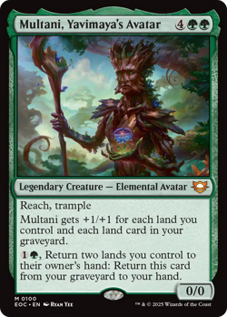 Multani, Yavimaya's Avatar #100 | NM | Commander EOC Magic MTG - Image 1