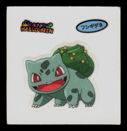 NM - Pokemon Bulbasaur Halloween Daiichi Pan Deco-Chara Japanese Sticker - Image 1