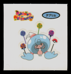 NM - Pokemon Hattrem Halloween Daiichi Pan Deco-Chara Japanese Sticker - Image 1
