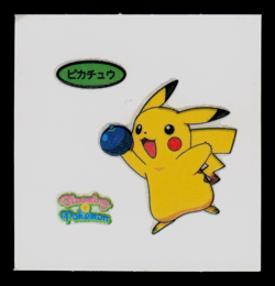 NM - Pokemon Pikachu Blooming Daiichi Pan Deco-Chara Japanese Sticker - Image 1