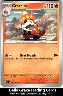 Crocalor #030/191 SV08: Surging Sparks Pokemon Common - Image 1
