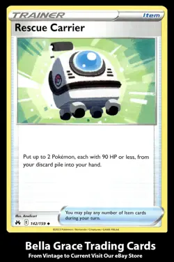 Rescue Carrier #142/159 Crown Zenith Uncommon Pokemon - Image 1