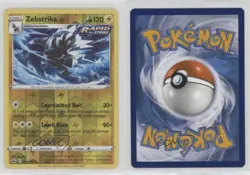 Zebstrika Reverse Foil Pokemon Sword & Shield Chilling Reign #051 4gx - Image 3