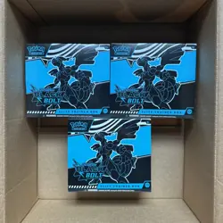 Pokemon TCG: Black Bolt Elite Trainer Box ETB Set of 3 - Image 1