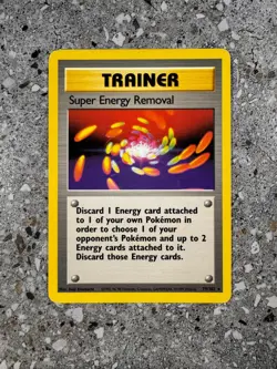 Pokemon TCG Cards Super Energy Removal 79/102 Base Set Rare LP-MP - Image 1