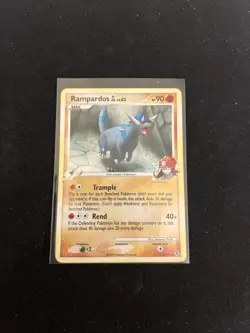 2009 Pokemon TCG Rampardos GL 11/111 Rising Rivals Holo MP-LP - Image 1
