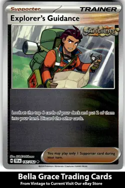 Explorer's Guidance #147/162 SV05: Temporal Forces Pokemon Uncommon Reverse Holo - Image 1